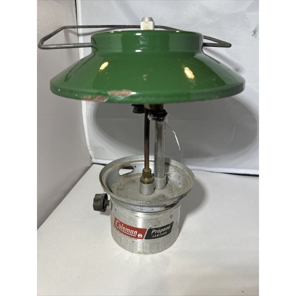 Coleman Propane Lantern - 5114B & C - No Globe & bonus light! Camp As IS